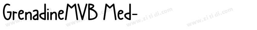 GrenadineMVB Med字体转换